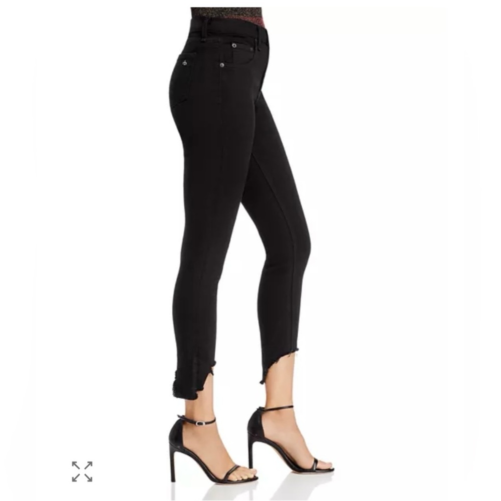 rag & bone Black High-Rise Women’s Ankle Jeans